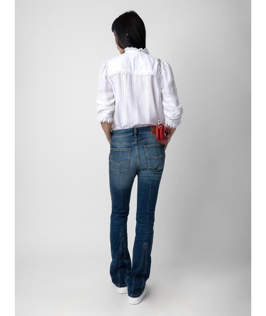 ZADIG & VOLTAIRE Белая хлопковая блузы, фото 3