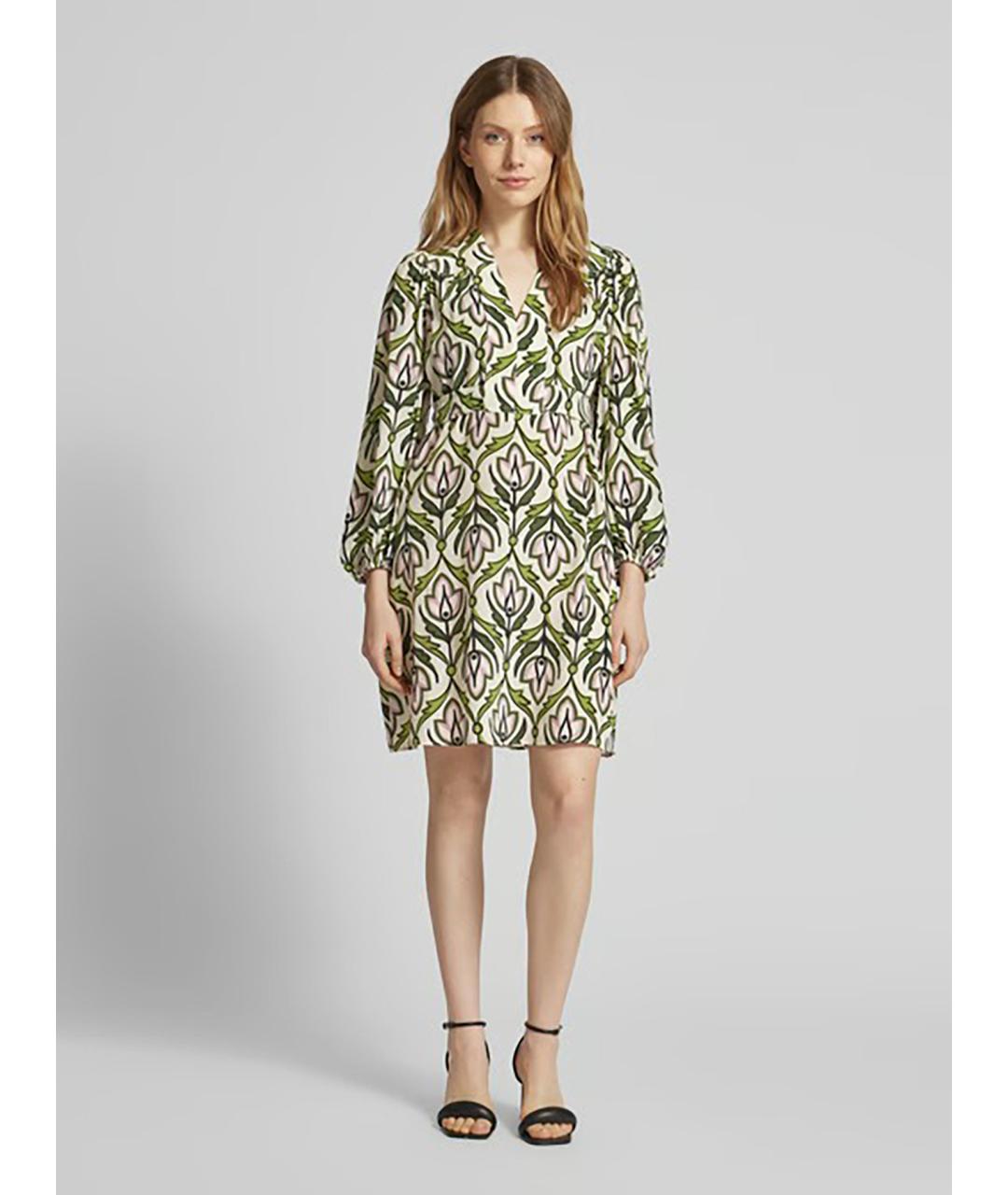 WEEKEND MAX MARA Мульти шелковое повседневное платье, фото 4