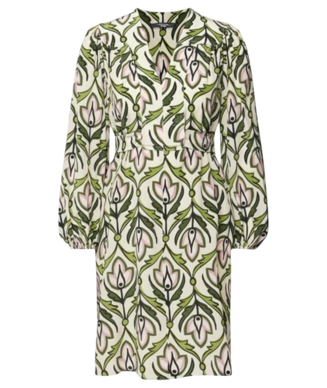 WEEKEND MAX MARA Мульти шелковое повседневное платье, фото 1