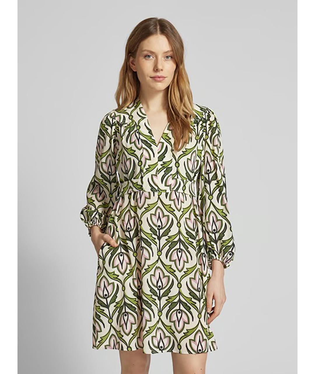 WEEKEND MAX MARA Мульти шелковое повседневное платье, фото 2