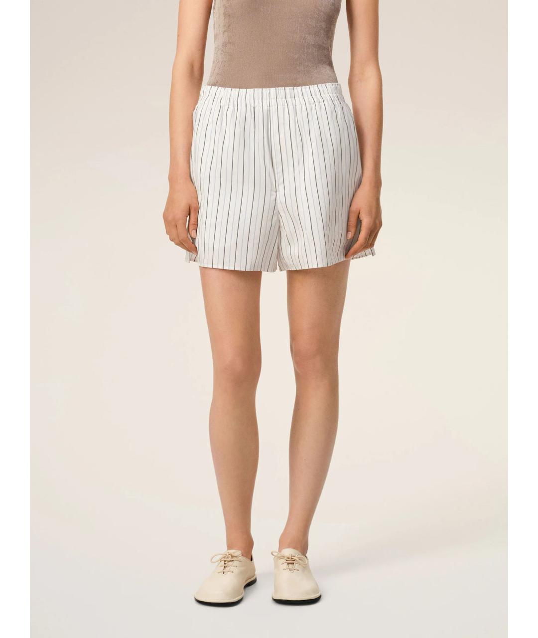 Ami Paris Белые хлопковые шорты, фото 3