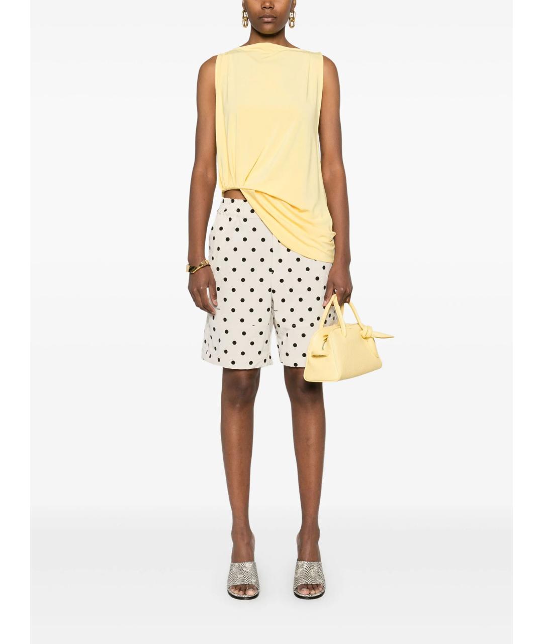 JACQUEMUS Желтая вискозная блузы, фото 2