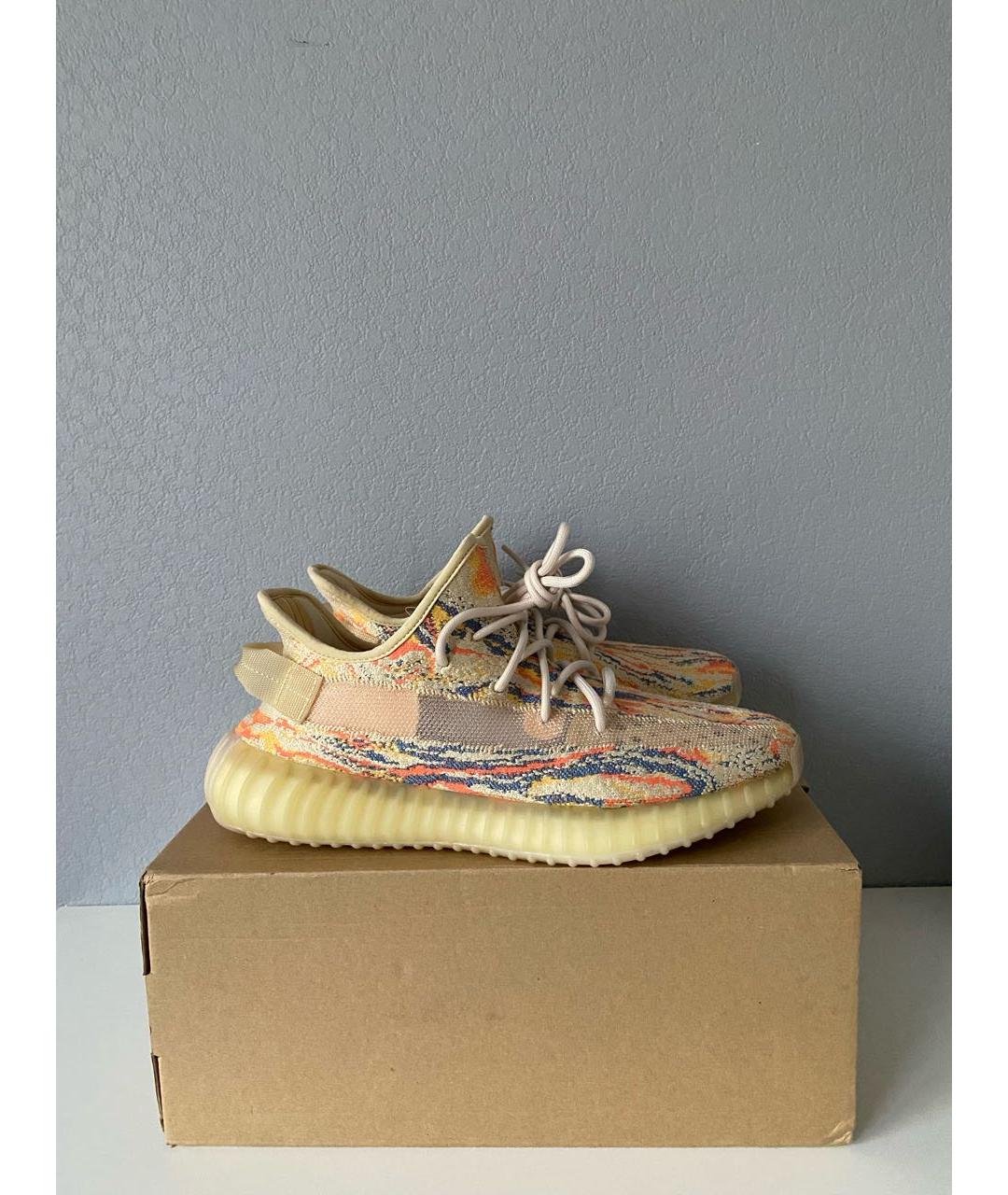 ADIDAS YEEZY Мульти текстильные низкие кроссовки / кеды, фото 5