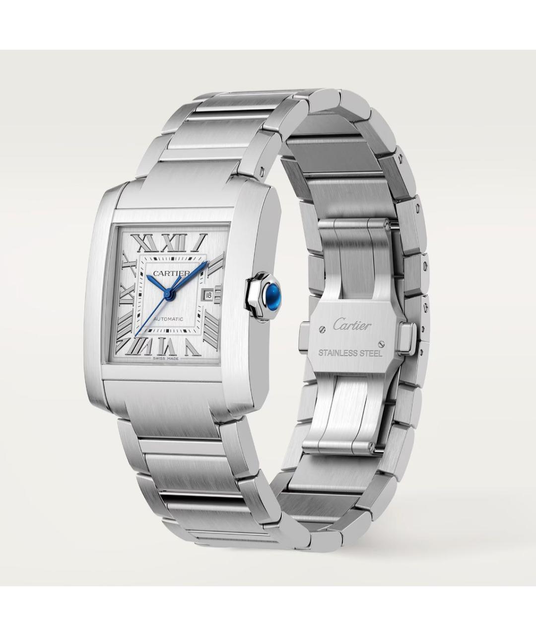 CARTIER Серебряные металлические часы, фото 4