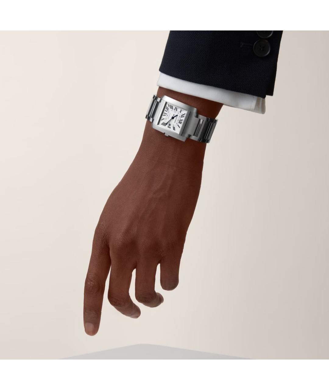 CARTIER Серебряные металлические часы, фото 2