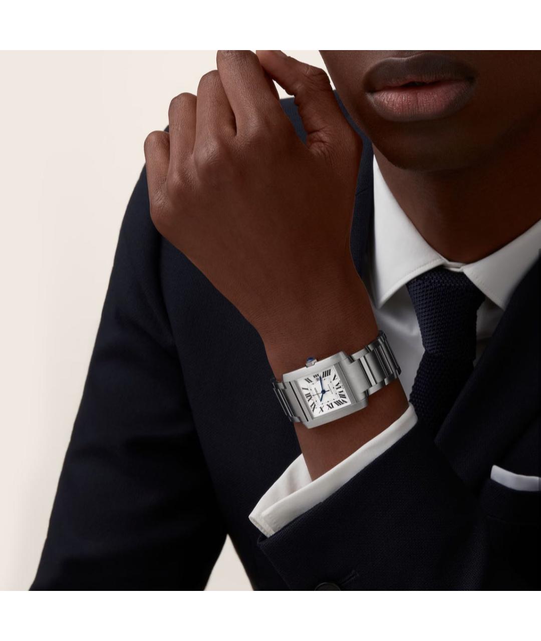 CARTIER Серебряные металлические часы, фото 3