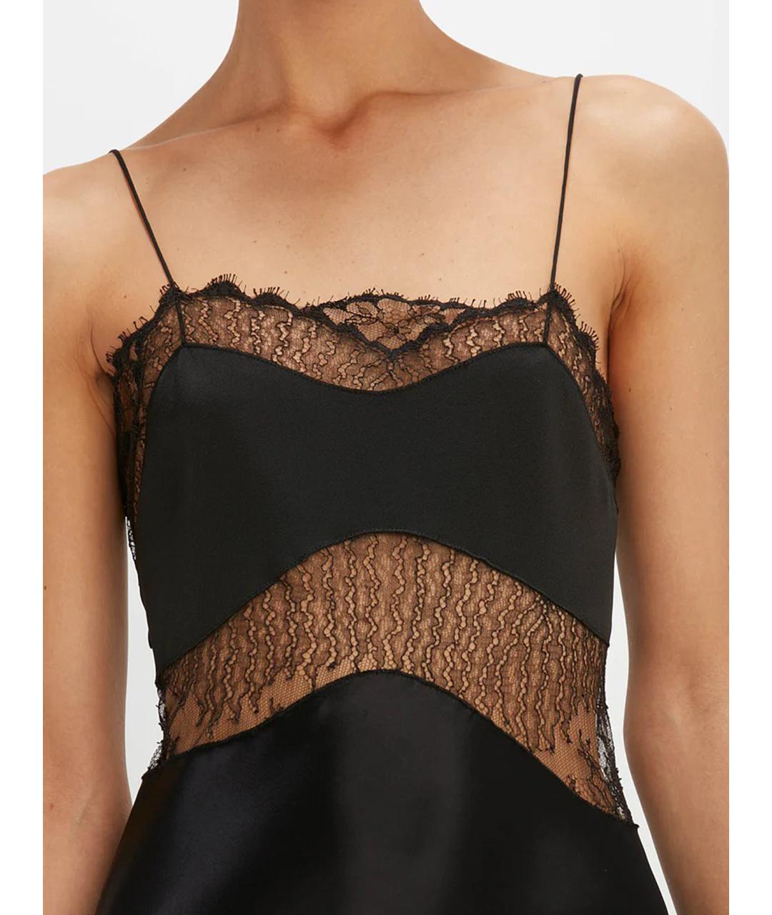 VICTORIA BECKHAM Черное коктейльное платье, фото 3