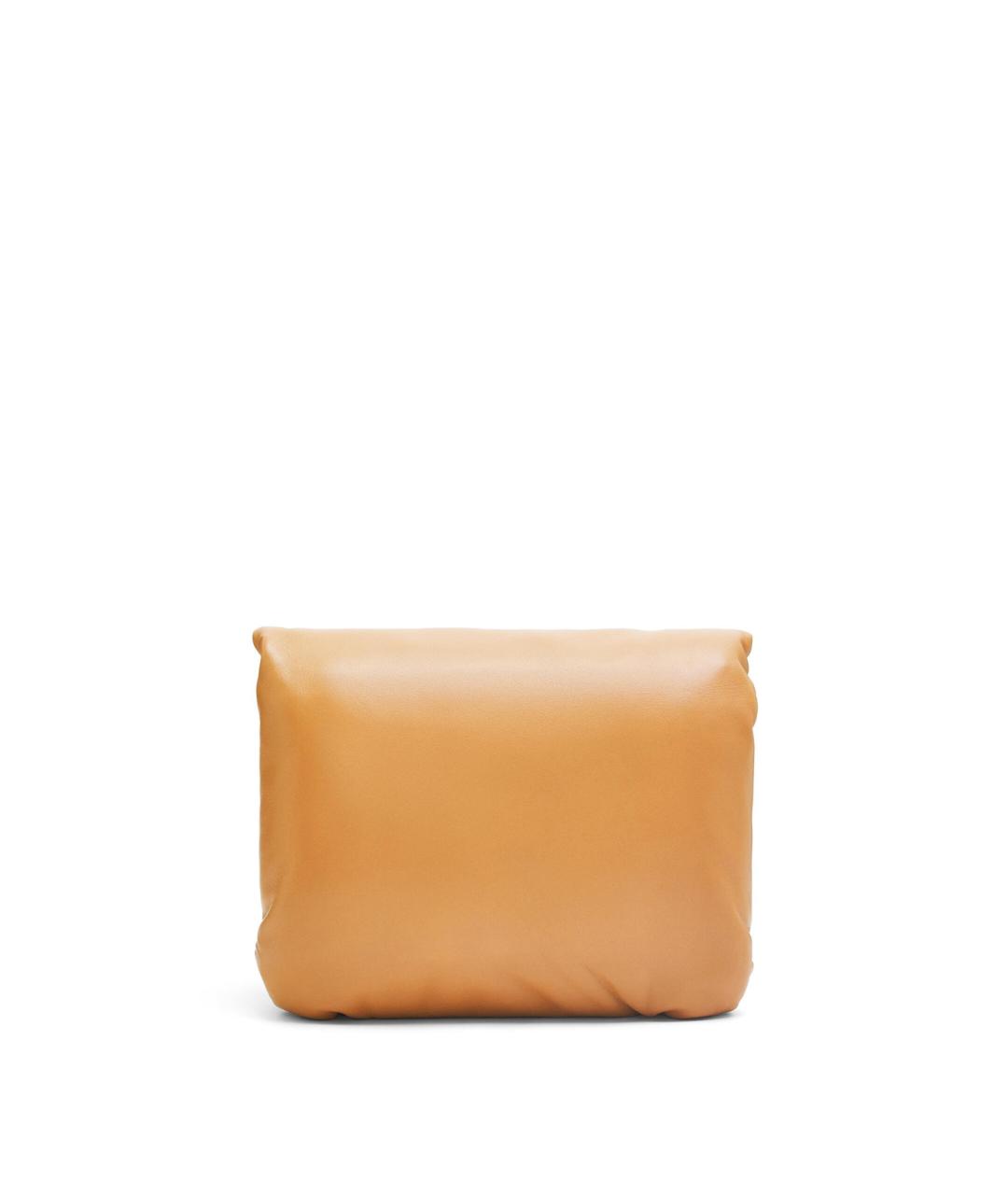 LOEWE Бежевая кожаная сумка через плечо, фото 4