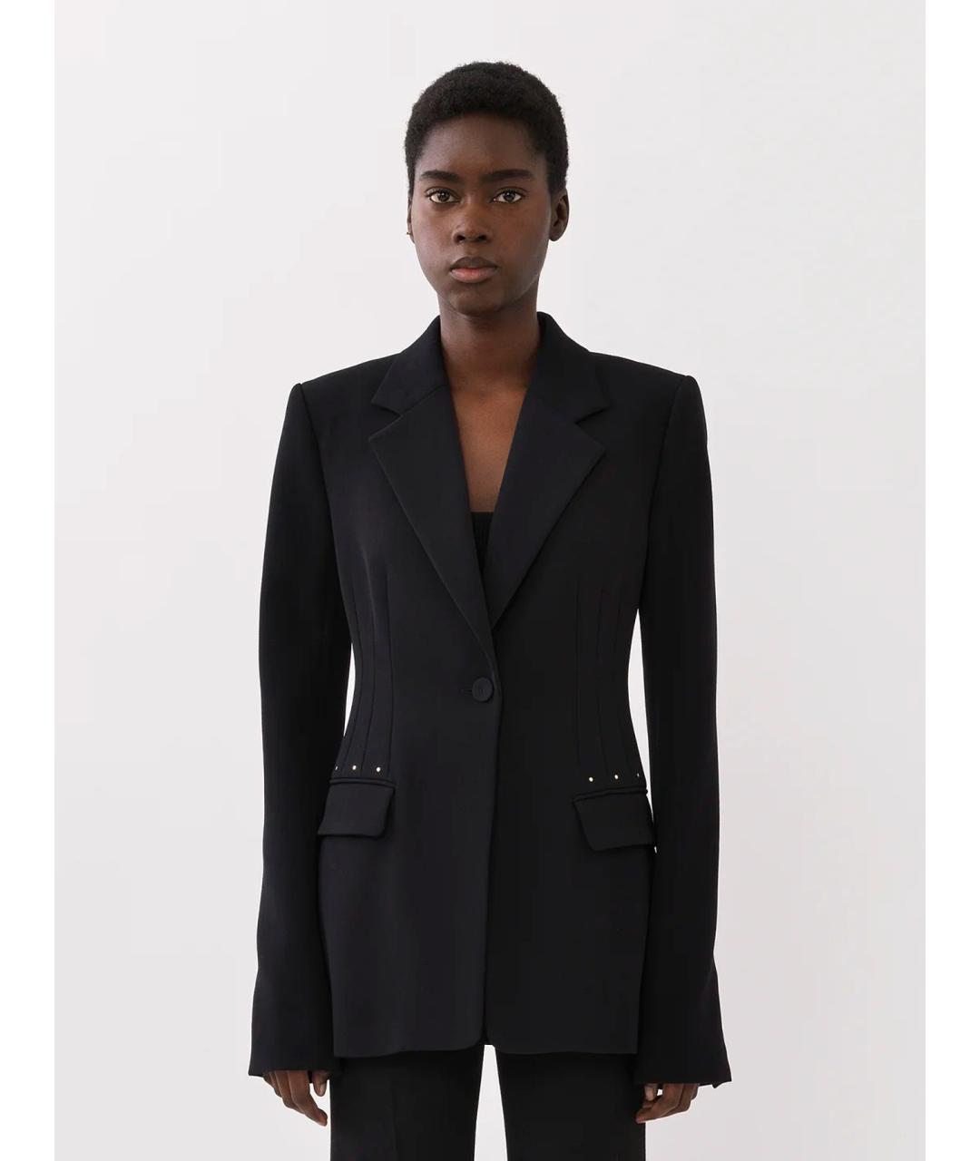 CHLOE Черный шерстяной жакет/пиджак, фото 2