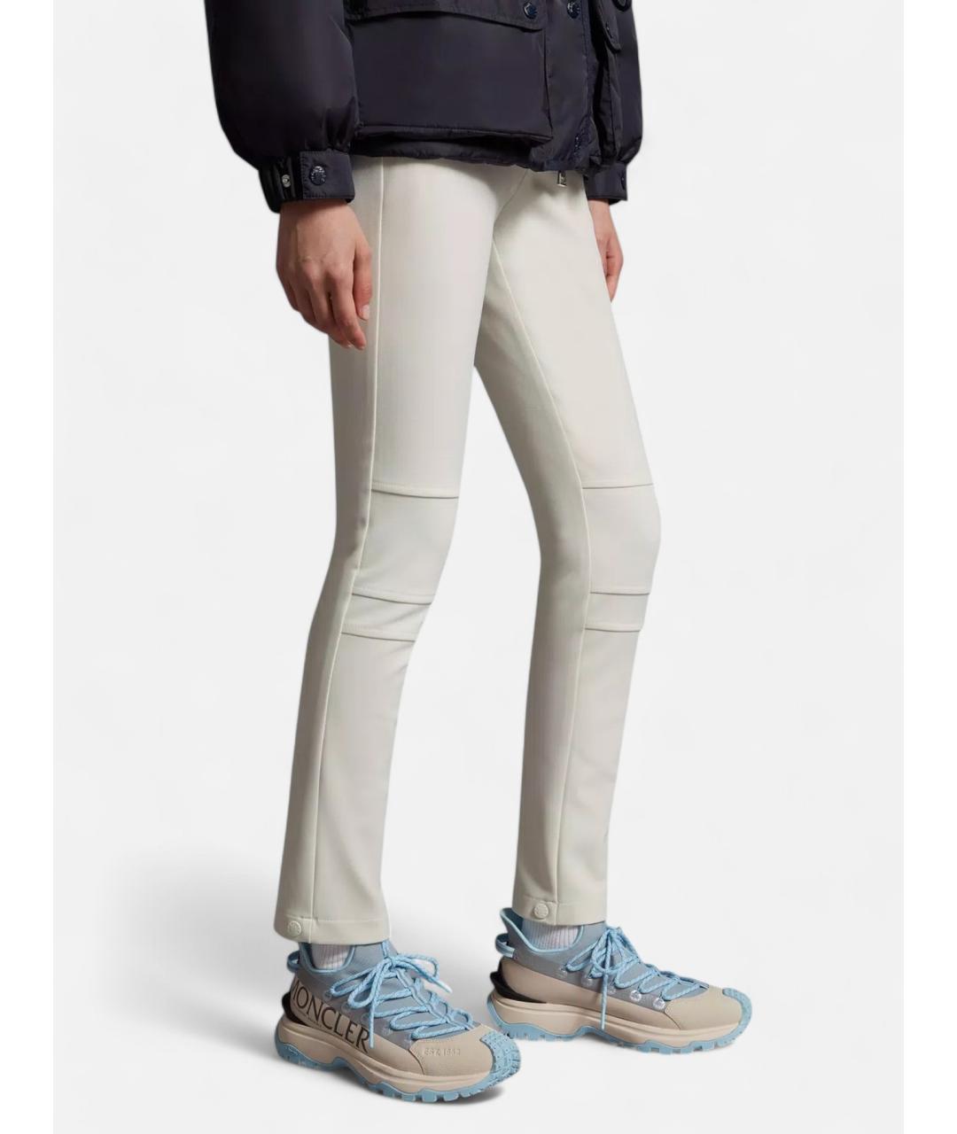 MONCLER Голубые синтетические кроссовки, фото 2