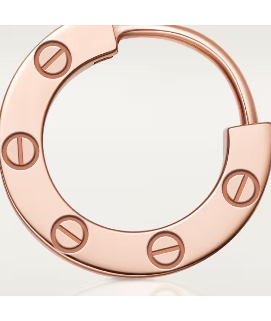 CARTIER Серьги из розового золота, фото 3