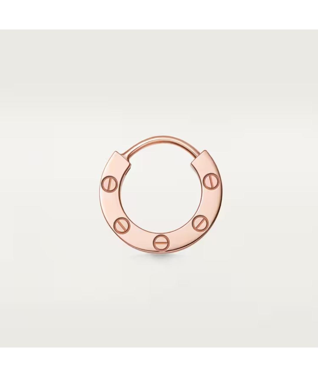 CARTIER Серьги из розового золота, фото 5