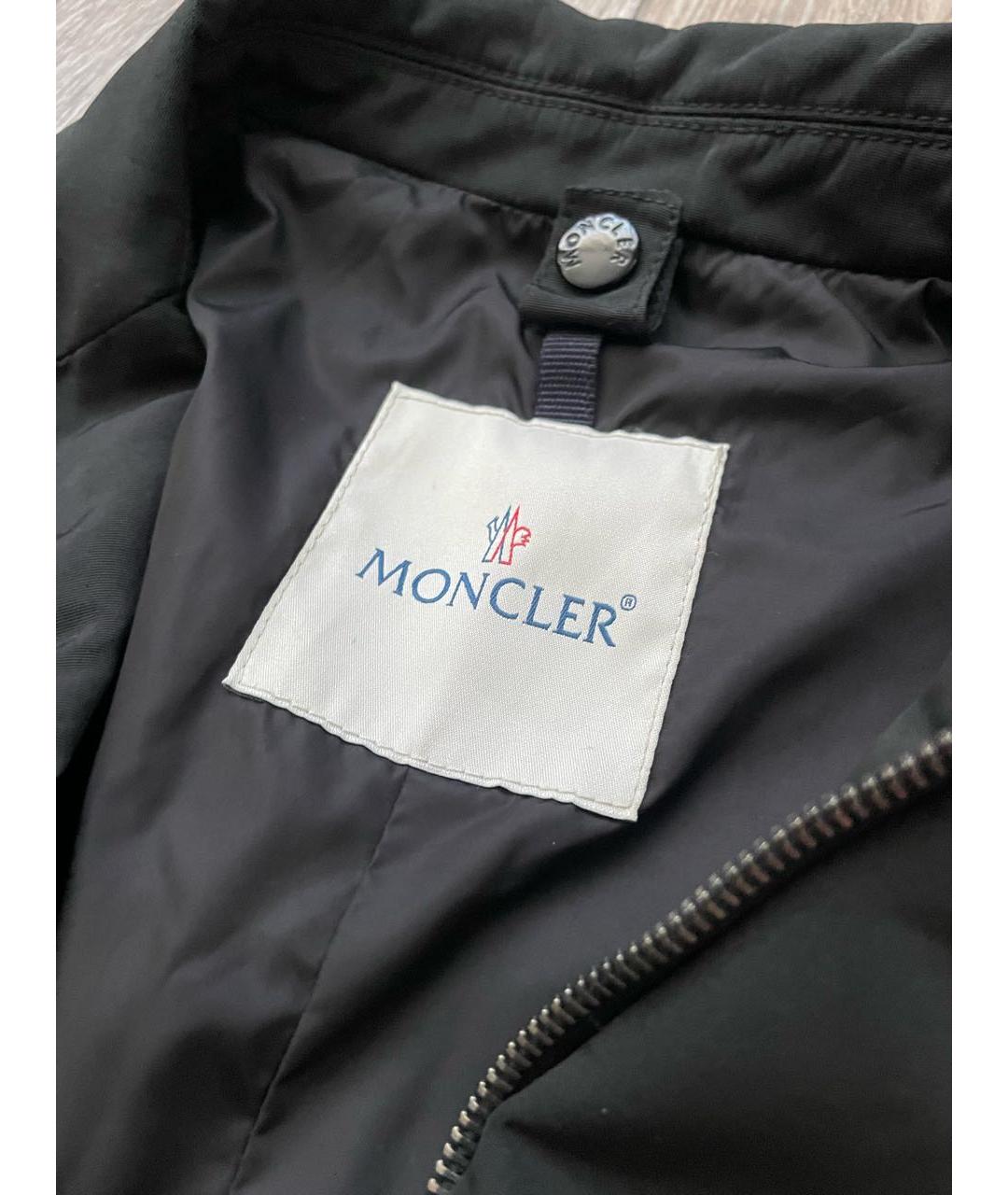 MONCLER Черный тренч/плащ, фото 3