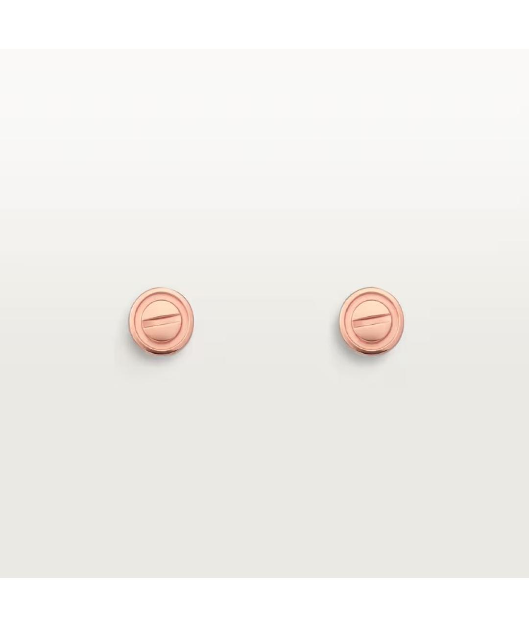 CARTIER Серьги из розового золота, фото 7