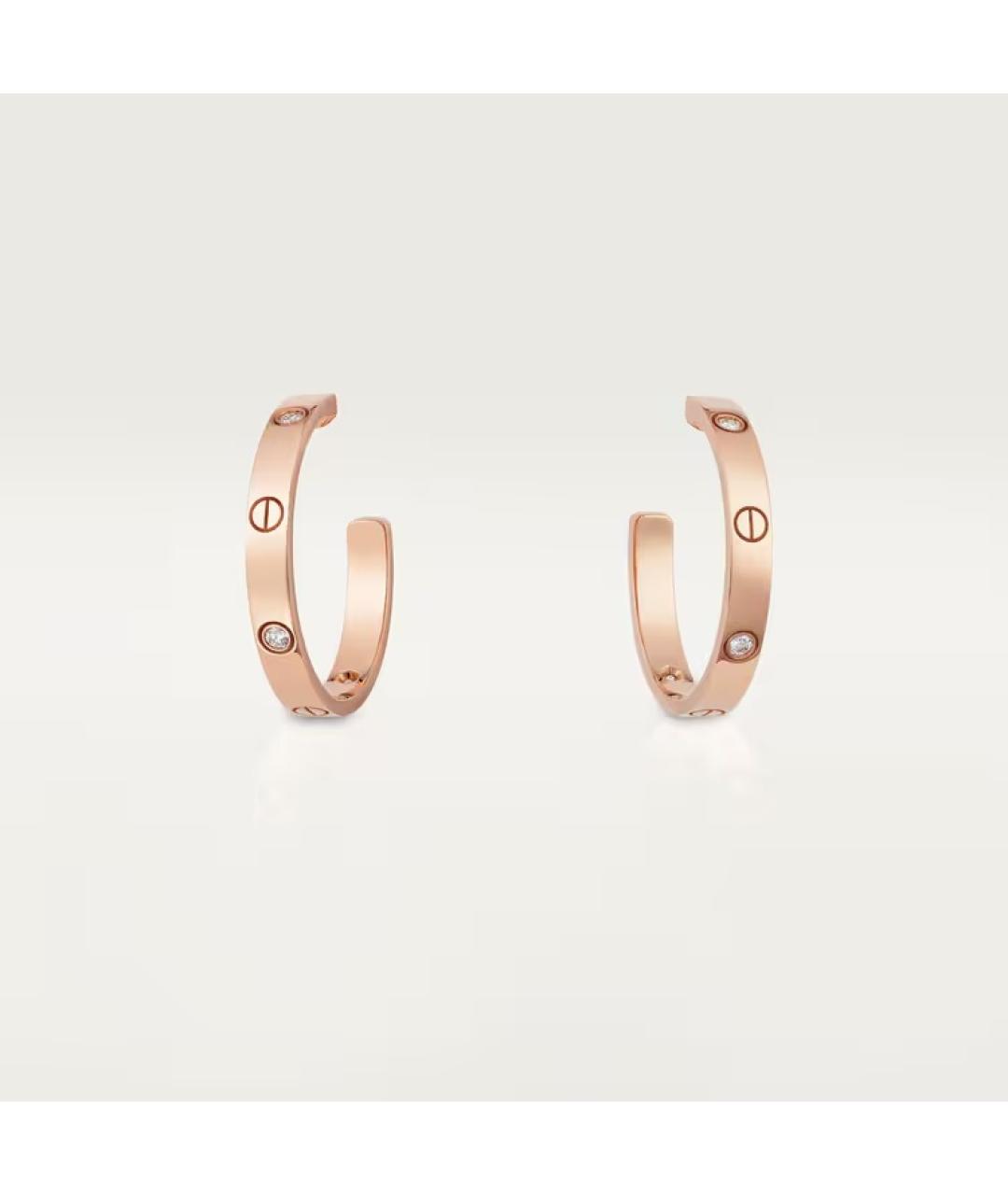 CARTIER Серьги из розового золота, фото 9