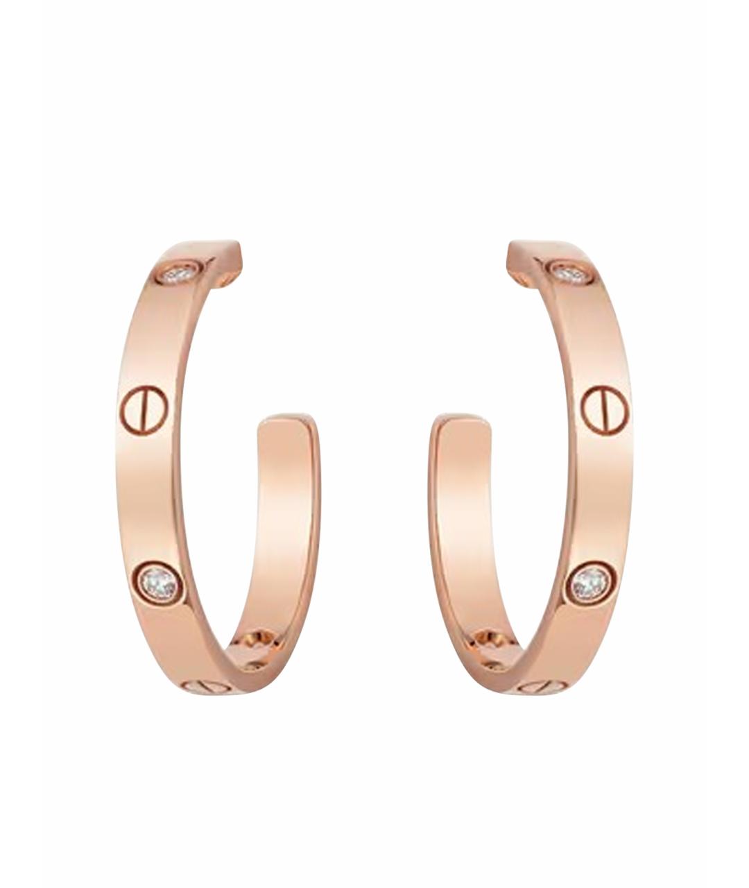 CARTIER Серьги из розового золота, фото 1