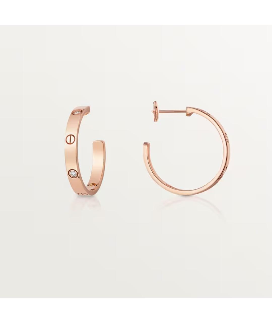CARTIER Серьги из розового золота, фото 4