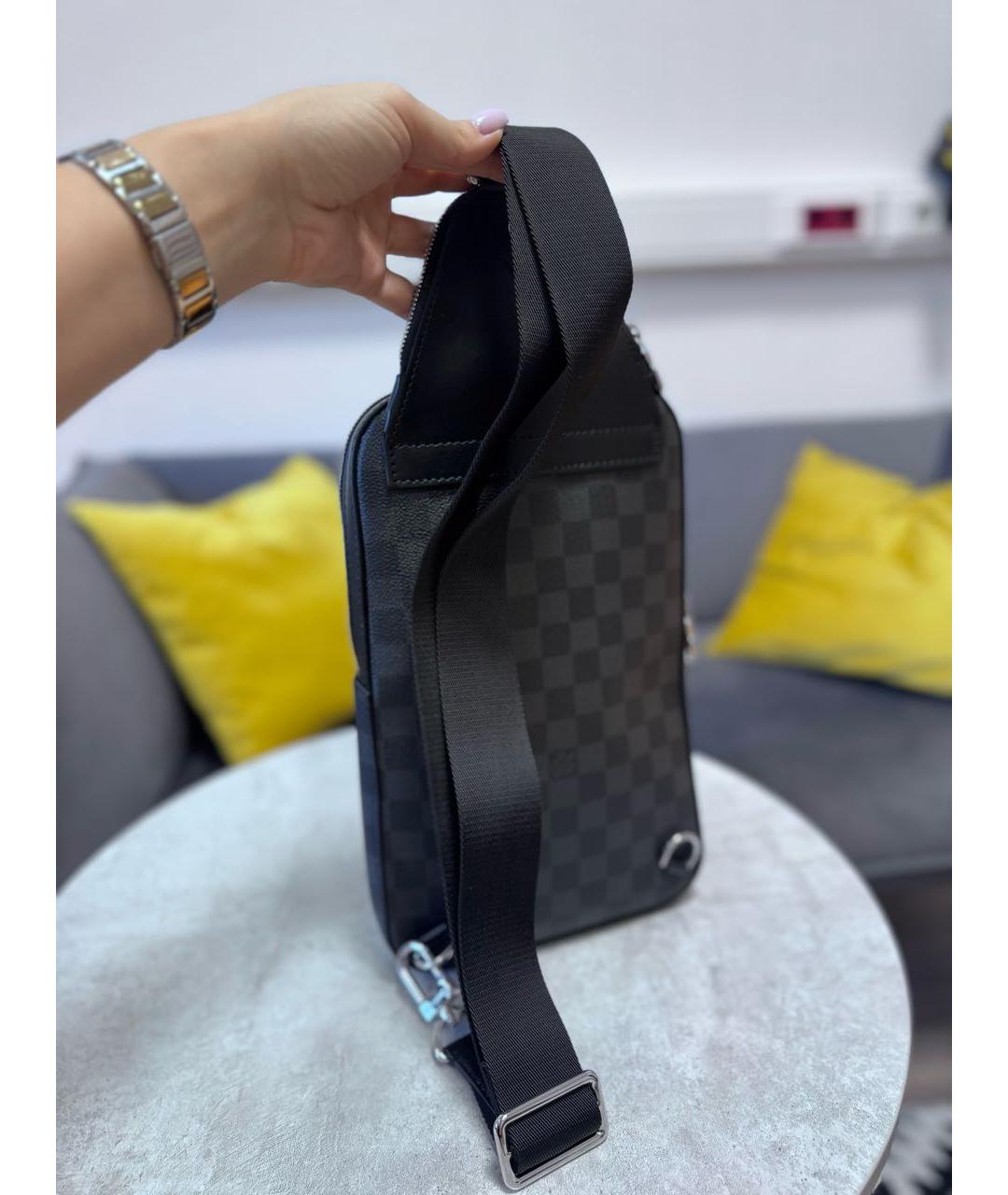 LOUIS VUITTON Серая сумка тоут, фото 3