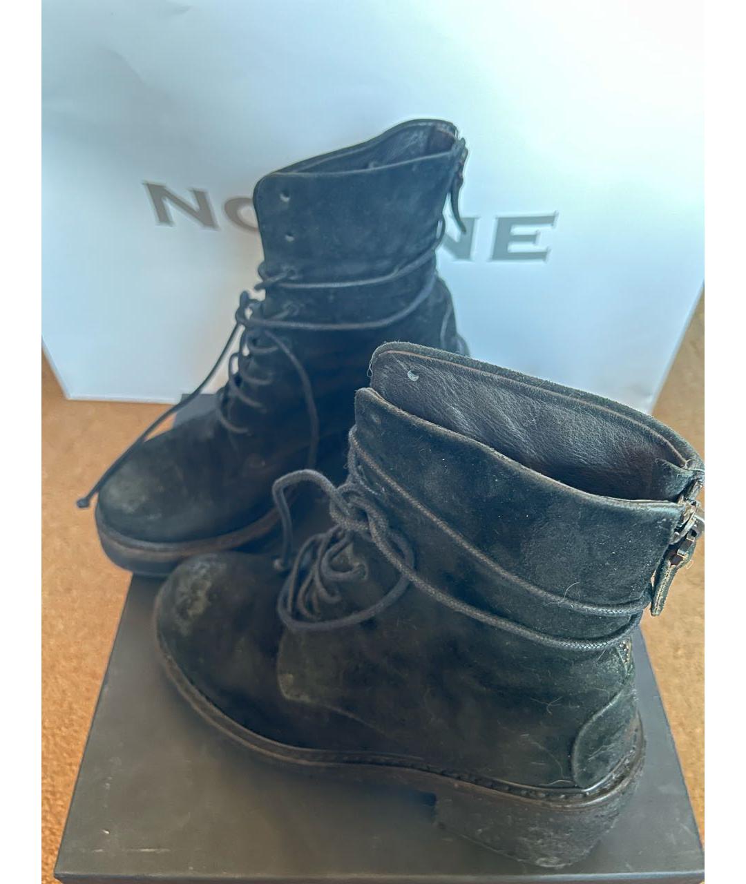 MARSELL Черные замшевые ботильоны, фото 3