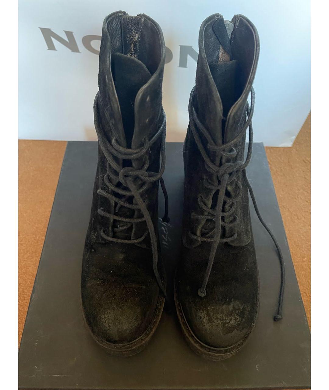 MARSELL Черные замшевые ботильоны, фото 2