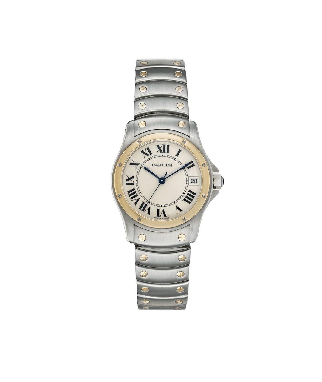 CARTIER Мульти часы из желтого золота, фото 9