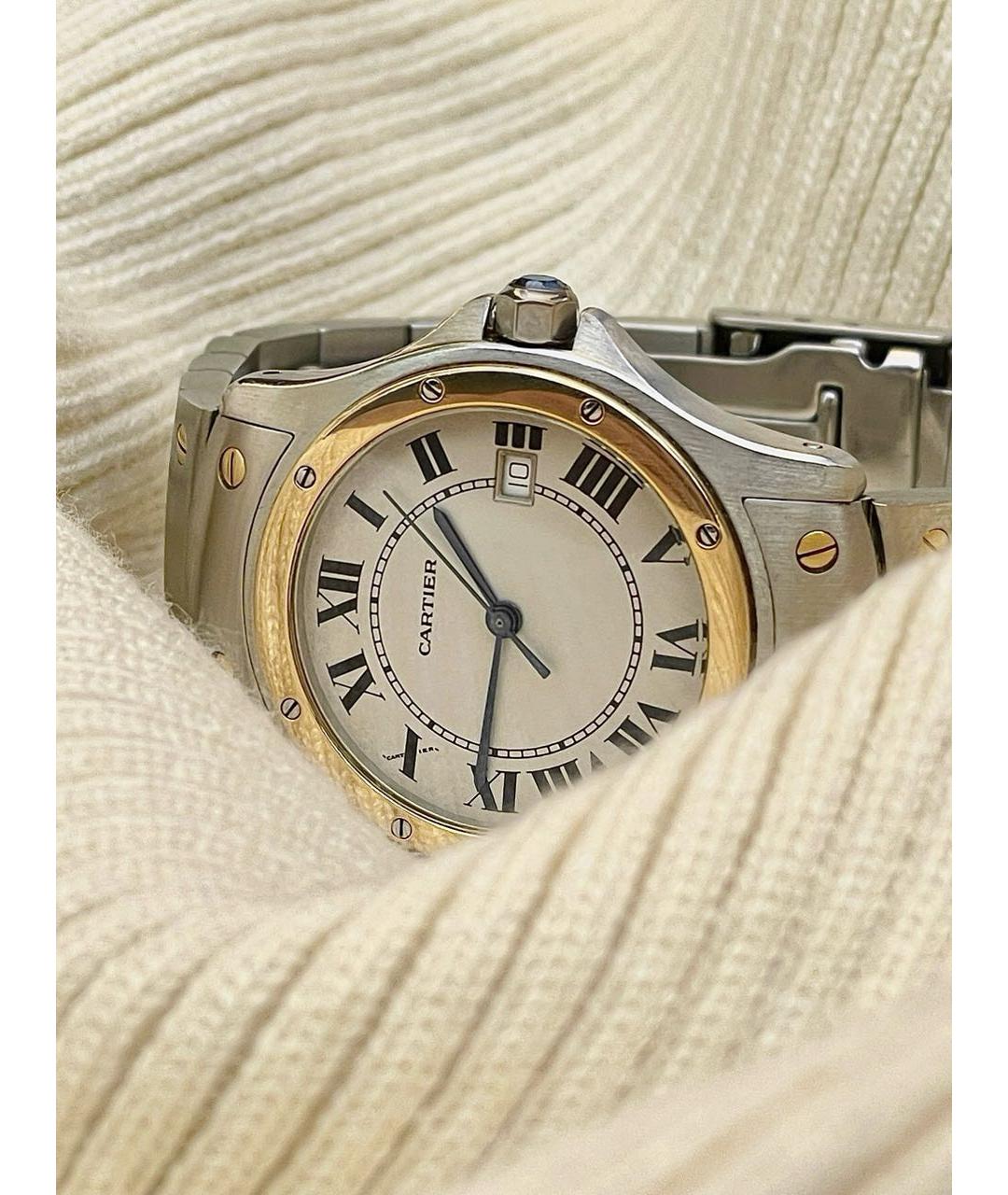 CARTIER Мульти часы из желтого золота, фото 4