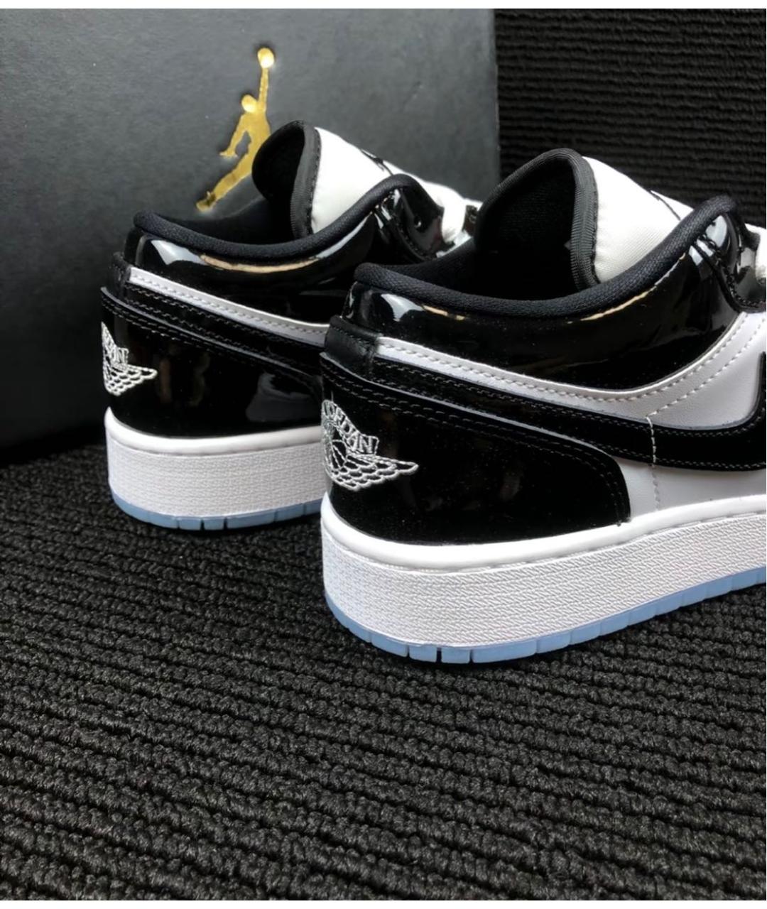 JORDAN Черные кроссовки из лакированной кожи, фото 6