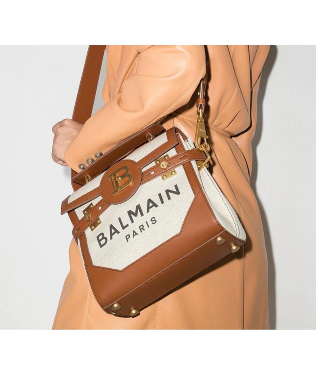 BALMAIN Коричневая поясная сумка, фото 8