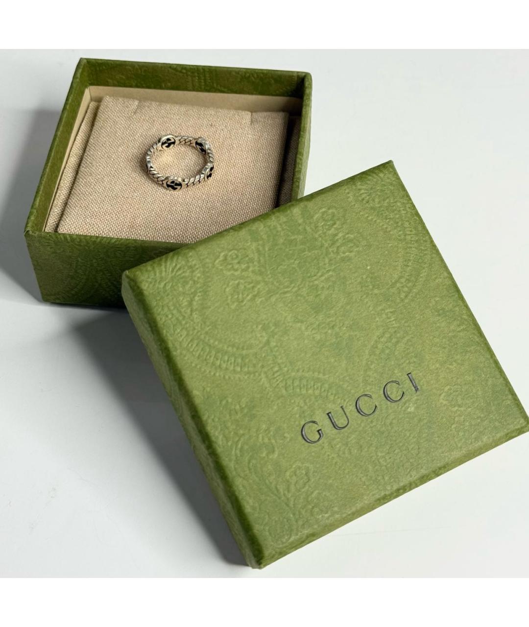 GUCCI Серебряное серебряное кольцо, фото 5