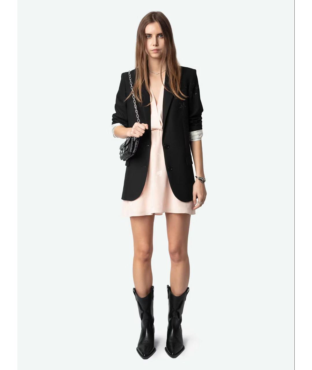 ZADIG & VOLTAIRE Розовое повседневное платье, фото 2