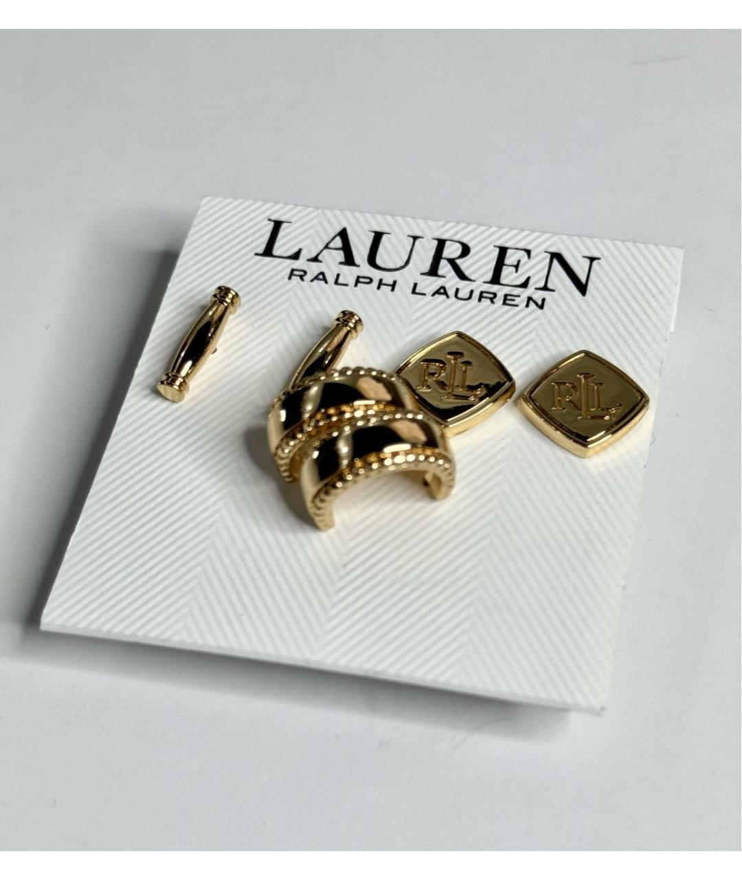 RALPH LAUREN Золотые серьги, фото 2