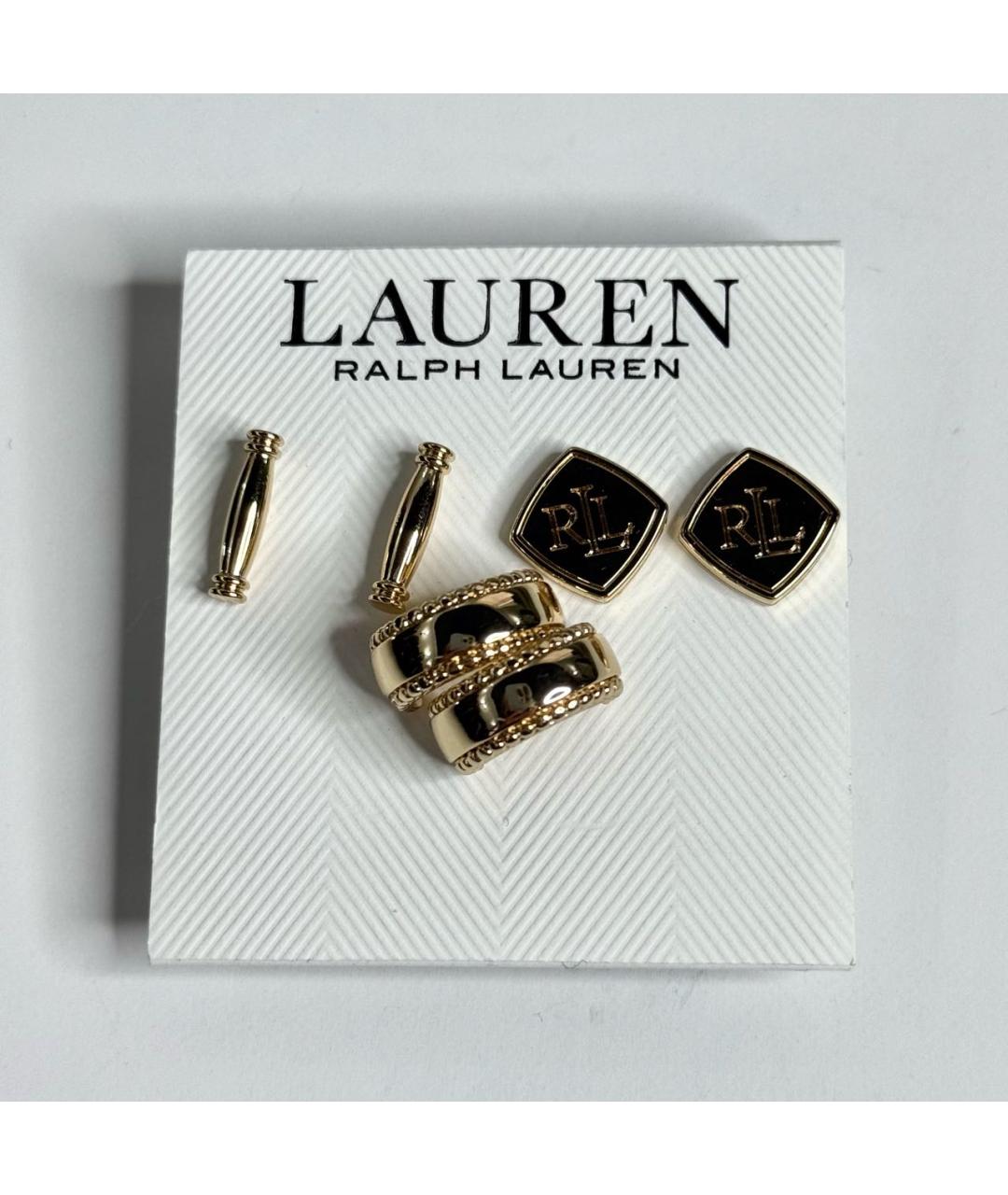 RALPH LAUREN Золотые серьги, фото 4