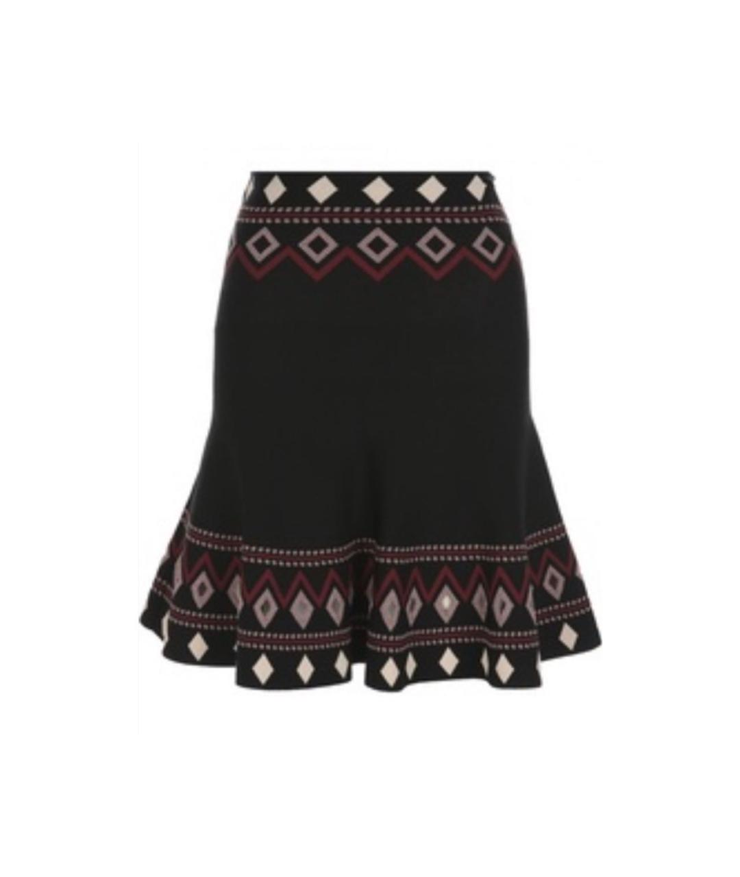 ALEXANDER MCQUEEN Мульти вискозная юбка мини, фото 1