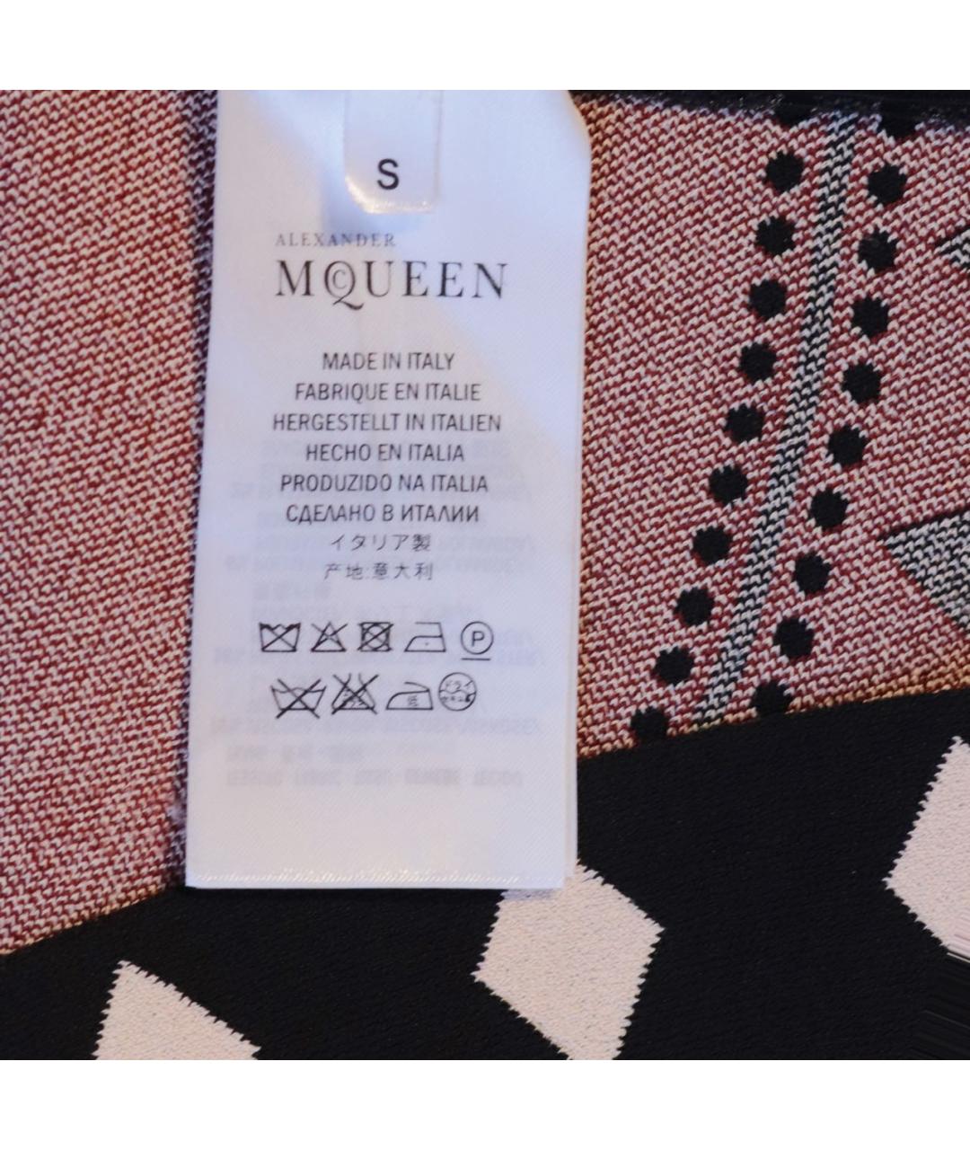 ALEXANDER MCQUEEN Мульти вискозная юбка мини, фото 6