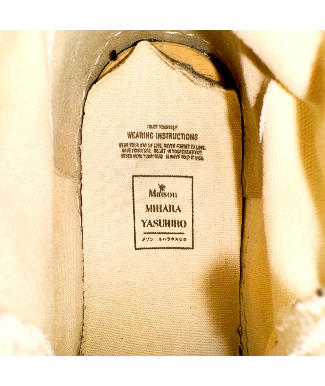 MAISON MIHARA YASUHIRO Текстильные низкие кроссовки / кеды, фото 9