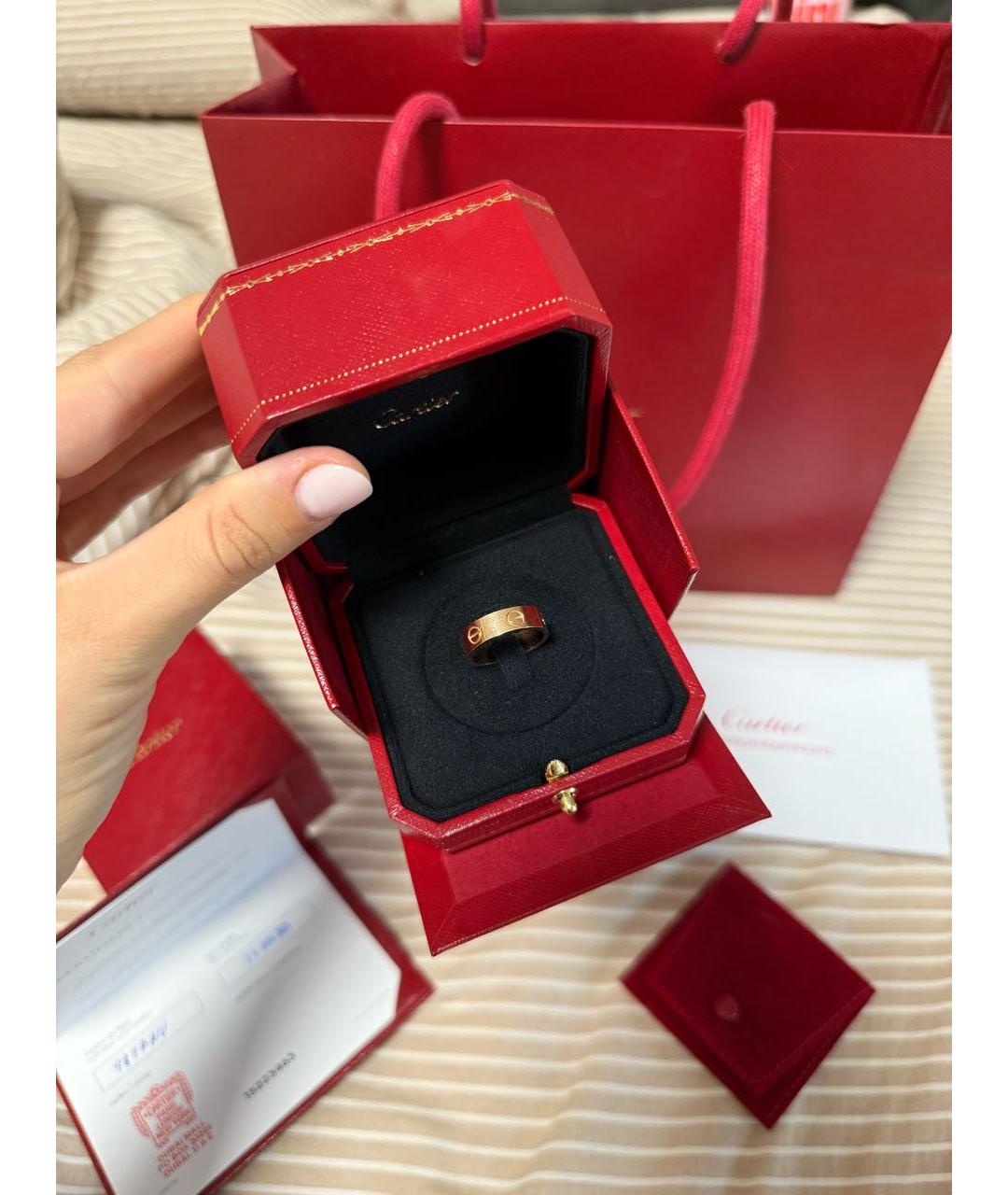 CARTIER Золотое кольцо из розового золота, фото 2