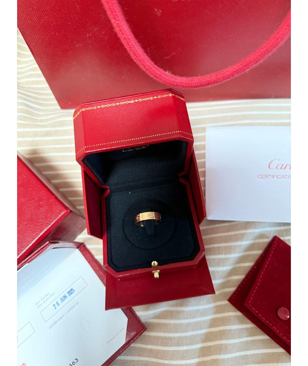 CARTIER Золотое кольцо из розового золота, фото 7