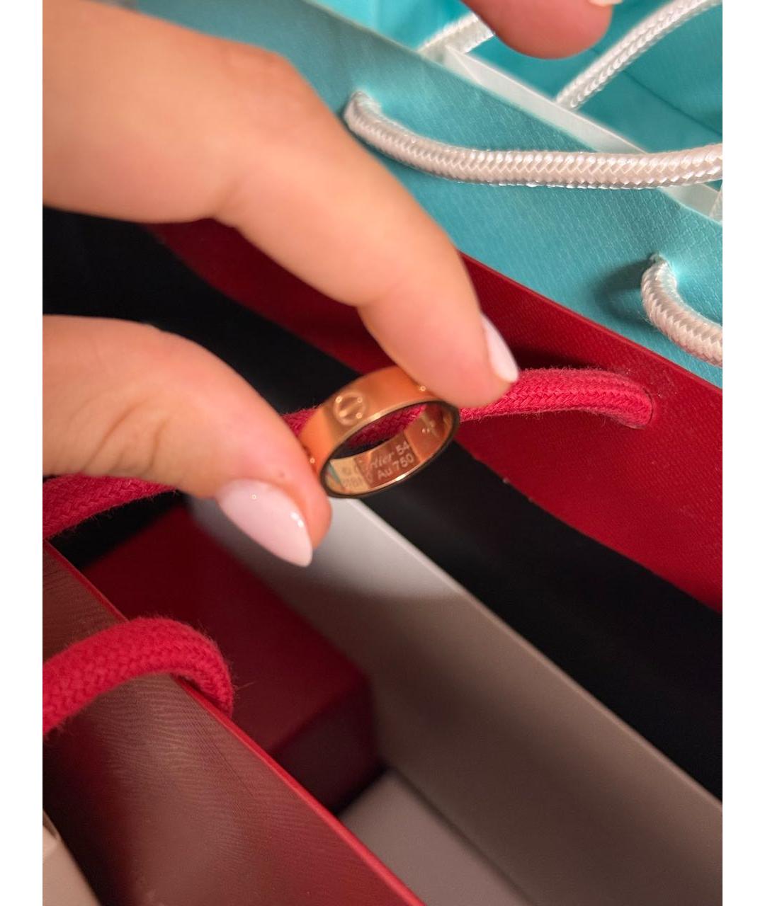 CARTIER Золотое кольцо из розового золота, фото 3