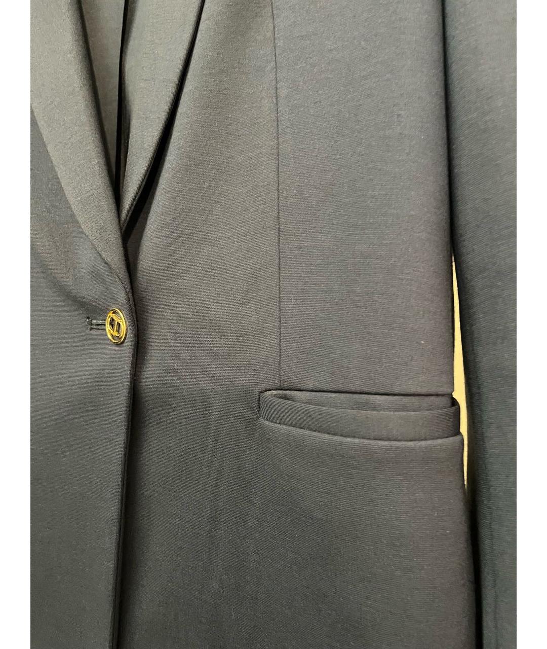 TWIN-SET Синий вискозный костюм с брюками, фото 8