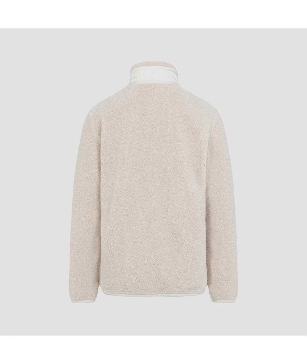 MONCLER Бежевая полиэстеровая куртка, фото 3