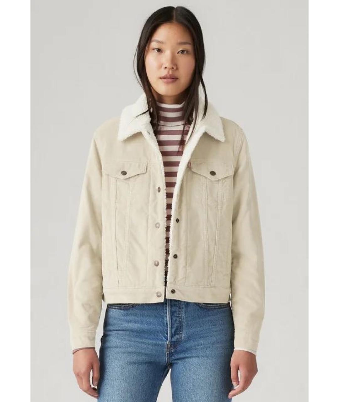 LEVI'S Бежевая куртка, фото 2