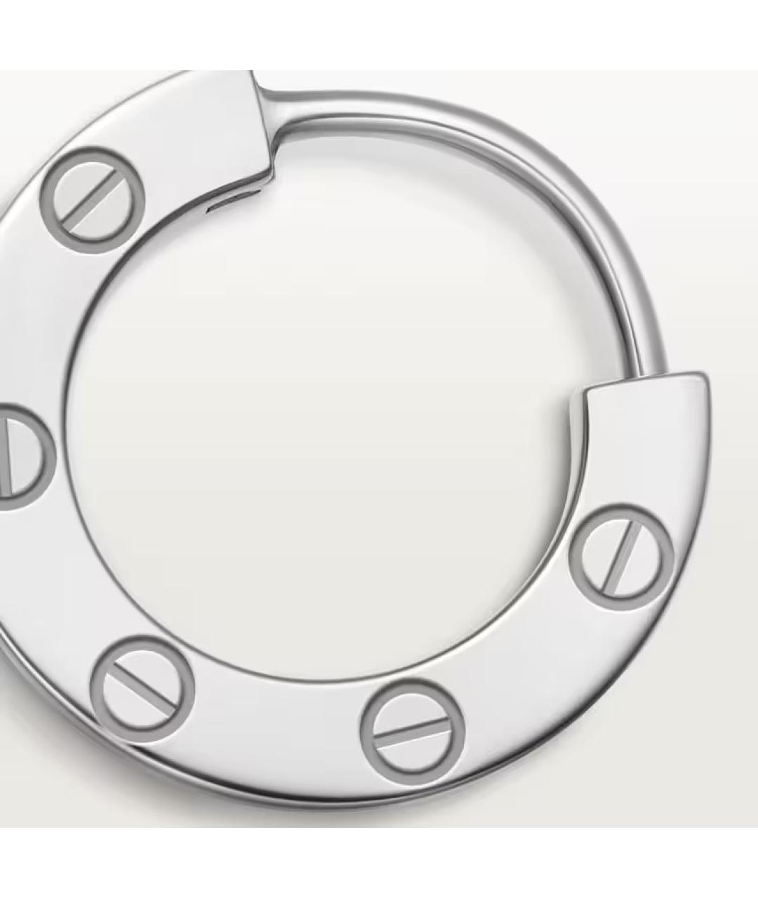 CARTIER Серьги из белого золота, фото 3