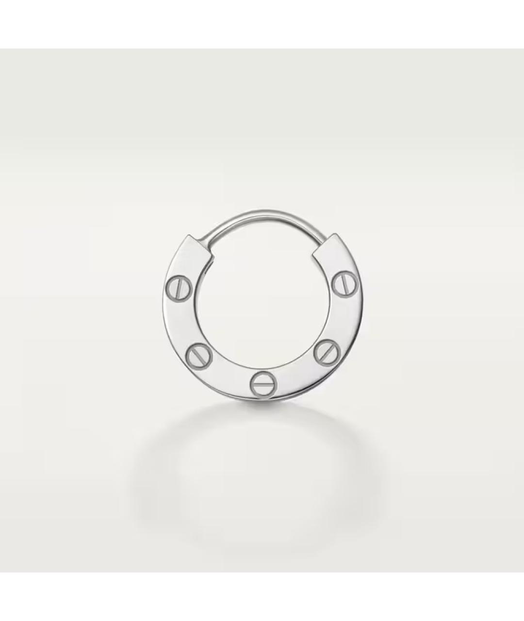 CARTIER Серьги из белого золота, фото 6