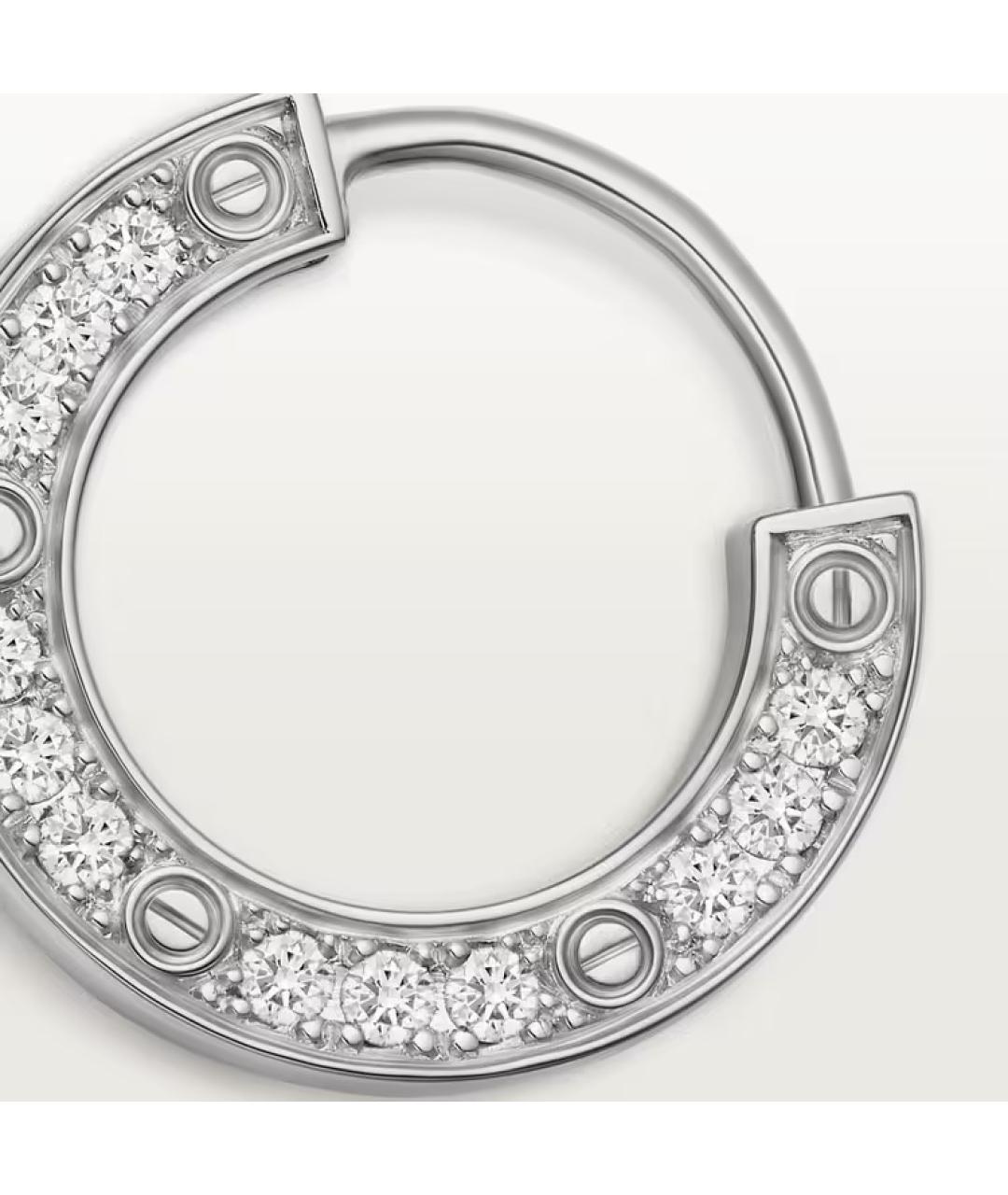 CARTIER Серьги из белого золота, фото 2