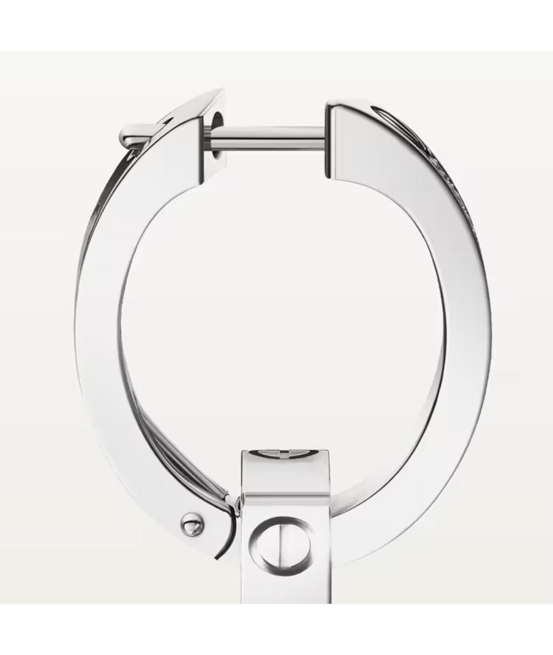 CARTIER Серьги из белого золота, фото 4
