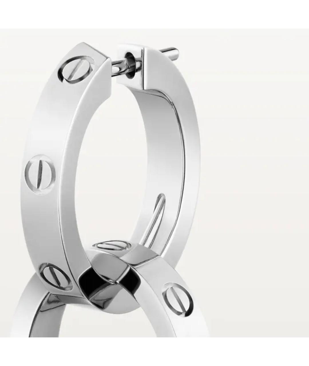 CARTIER Серьги из белого золота, фото 2