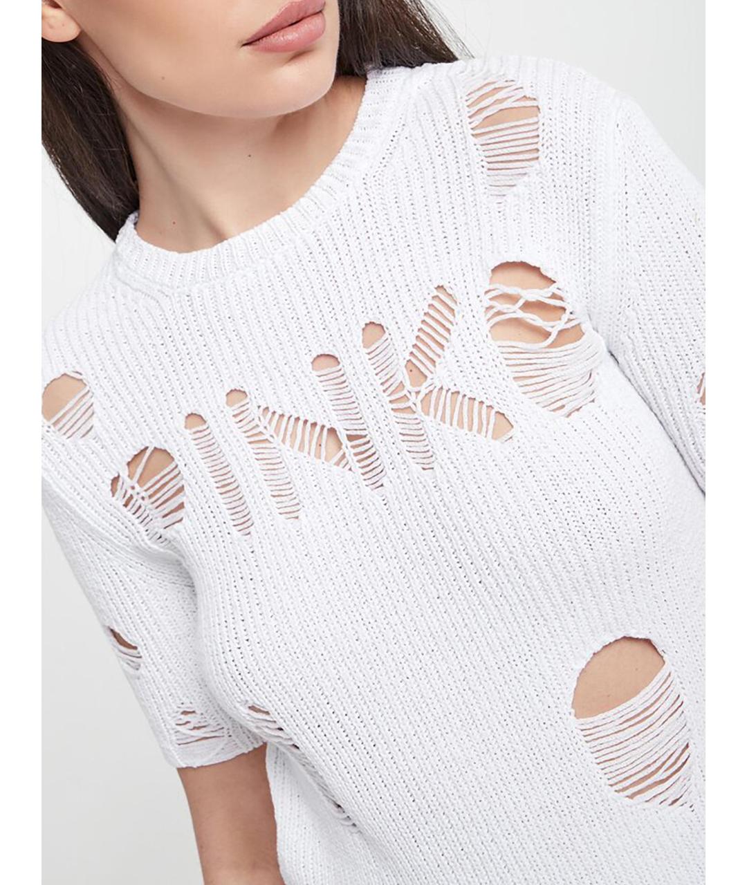 PINKO Белая хлопковая футболка, фото 4