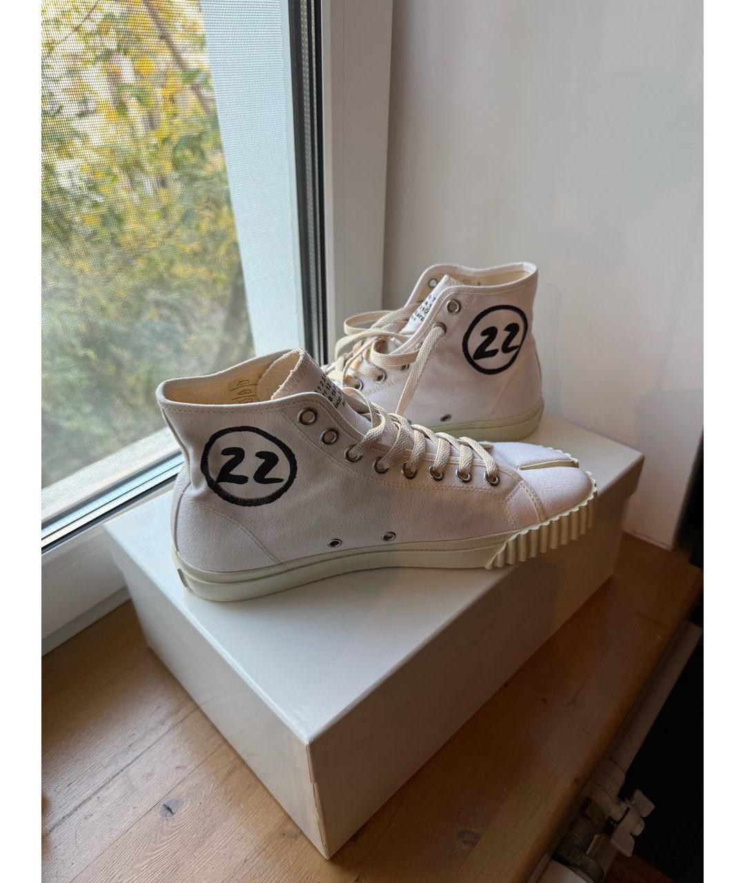 MAISON MARGIELA Белые кеды, фото 2