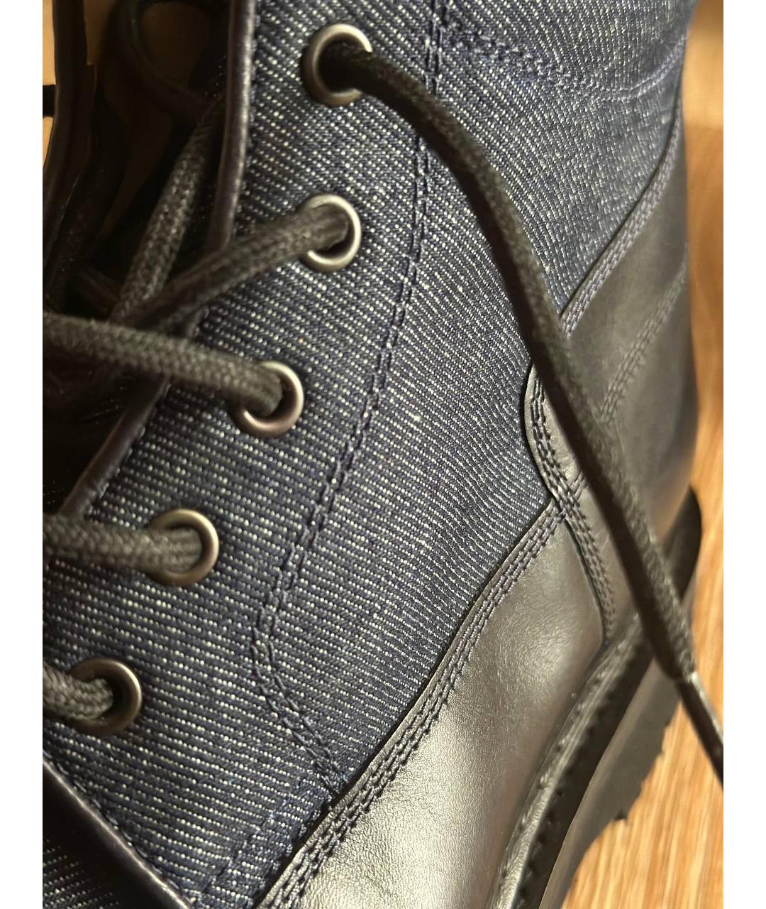 JOHN LOBB Синие высокие ботинки, фото 5