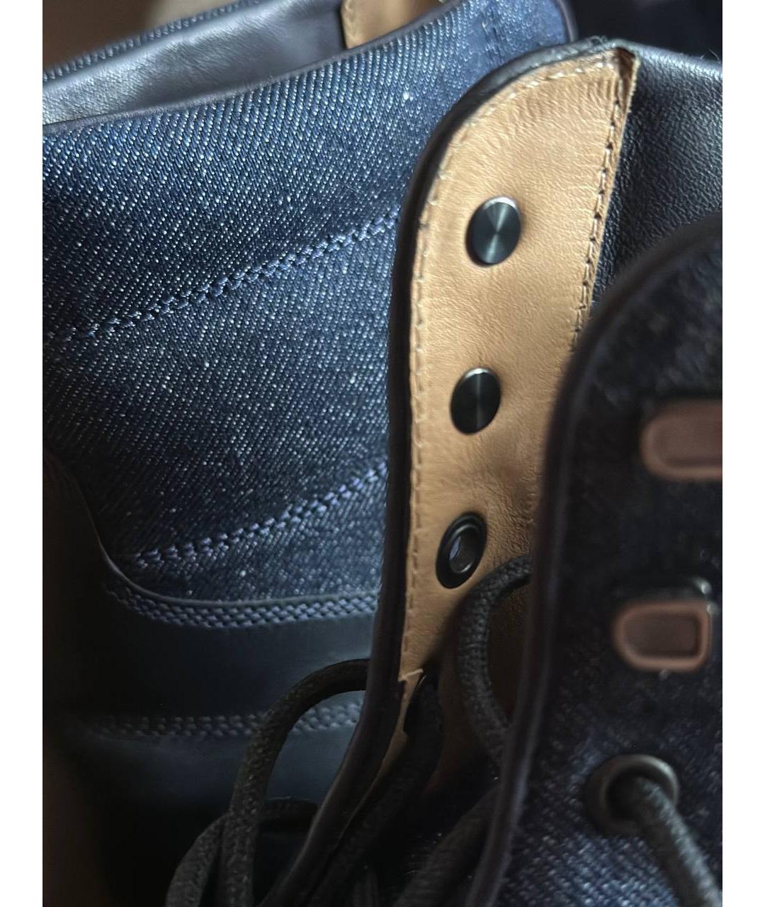 JOHN LOBB Синие высокие ботинки, фото 6